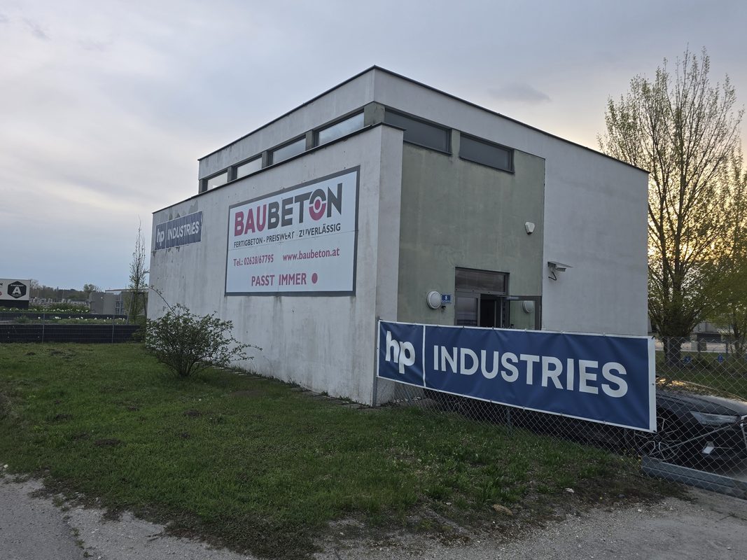 HP Industries Standort Gerasdorf – Produktionshalle